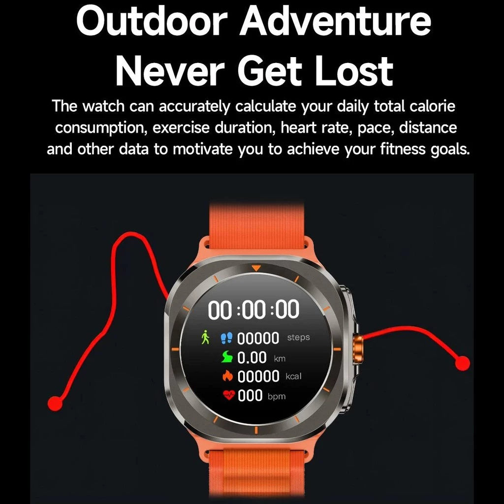 Z7 Ultra Waterproof Smartwatch – Fitness, Calls & Style in One - YN