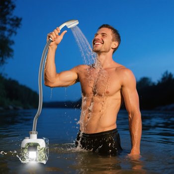 USB Rechargeable Portable Electric Shower for Outdoor Use - YN