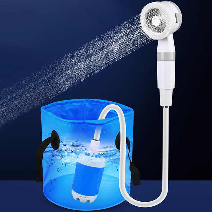 USB Rechargeable Portable Electric Shower for Outdoor Use - YN