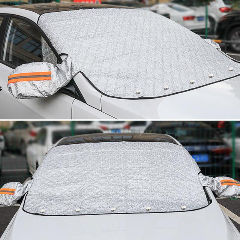 Magnetic Windshield Sun & Snow Cover – All-Weather Car Protection - YN