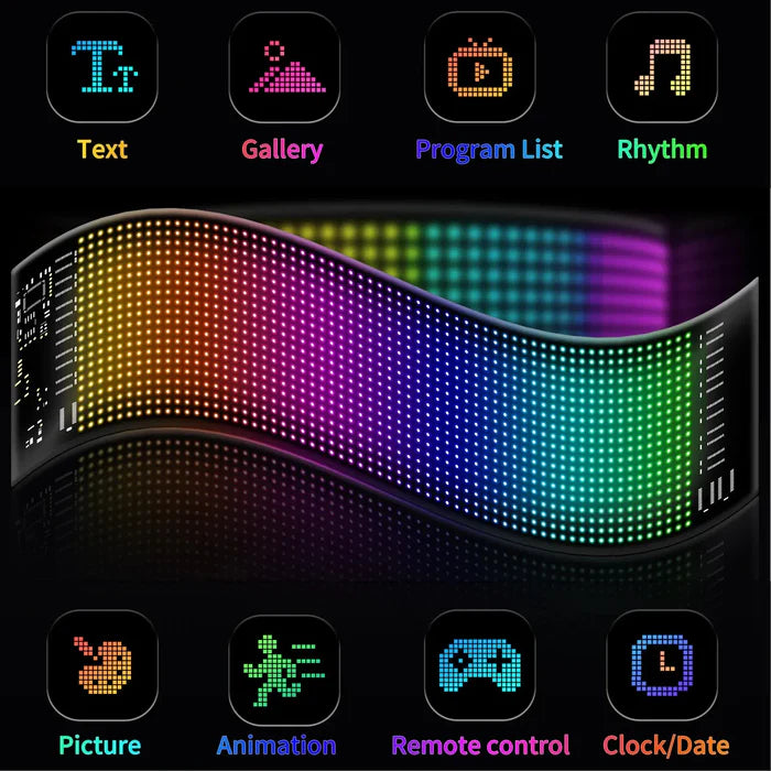 Flexible RGB LED Matrix Display Panel - YN
